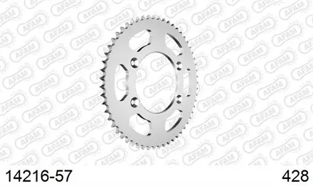 Звезда задняя AFAM 14216-57 для мотоцикла