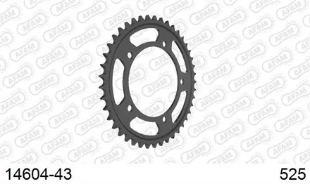 Звезда задняя AFAM 14604-43 для мотоциклов