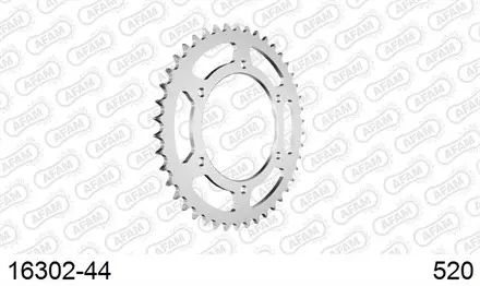 Звезда задняя AFAM 16302-44 для мотоцикла