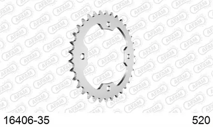 Звезда задняя AFAM 16406-35 для мотоцикла