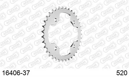 Звезда задняя AFAM 16406-37 для мотоцикла