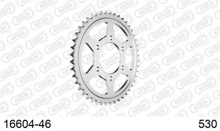 Звезда задняя AFAM 16604-46 для мотоциклов