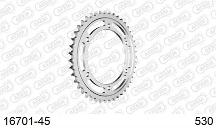 Звезда задняя AFAM 16701-45 для мотоциклов