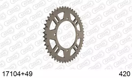 Звезда задняя AFAM 17104+49 для мотоцикла