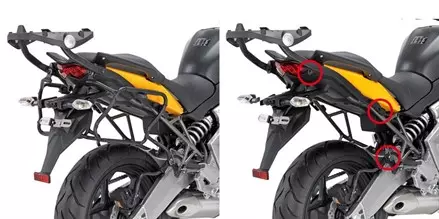 Крепёж быстросъемный для боковых кофров V35 Givi VERSYS 650