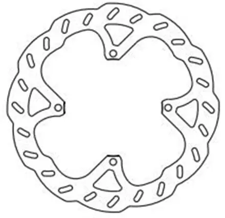 Диск тормозной GoldFren 1604F3