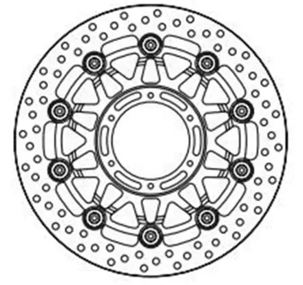 Передний тормозной диск GoldFren CBR