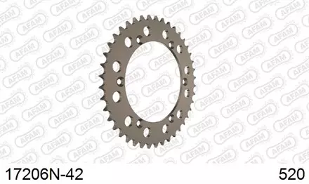 Звезда задняя 42 зуба / AFAM