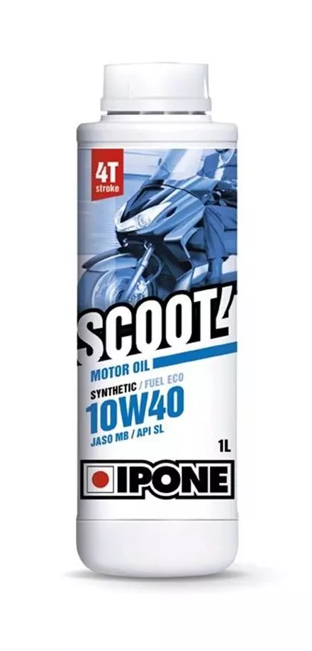 Моторное масло IPONE SCOOT 4 10W40 (1 литр) для скутеров
