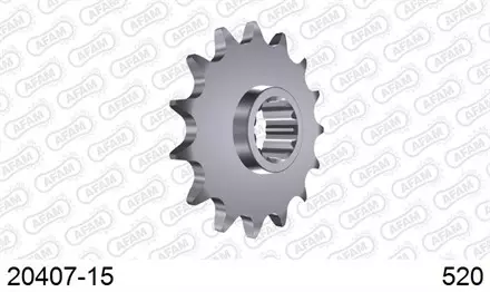 Звезда передняя AFAM 20407-15 для мотоциклов