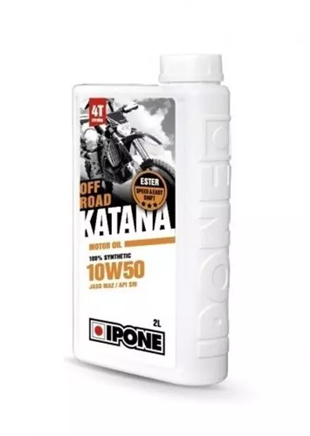 Моторное масло IPONE OFF ROAD KATANA 10W50 (2 литра) для мотоциклов