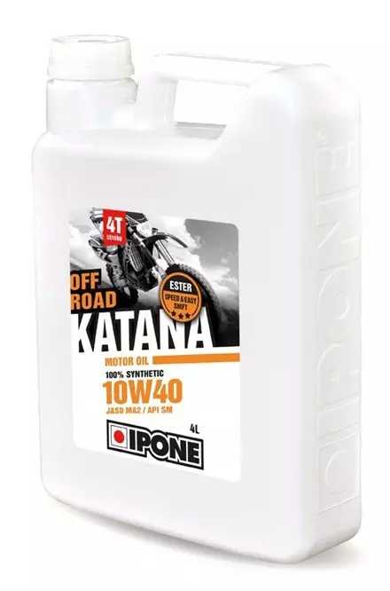 Моторное масло IPONE OFF ROAD KATANA 10W40 (4 литра) для мотоциклов