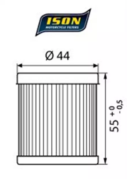 Масляный фильтр ISON 132 для мотоциклов