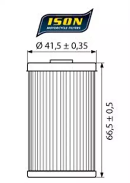 Масляный фильтр ISON 155 для мотоциклов