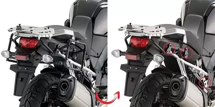 Крепеж боковых кофров KAPPA SUZUKI DL1000 `2014 / KLR3105