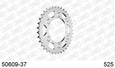 Звезда задняя 37 зубов под 525 цепь / AFAM