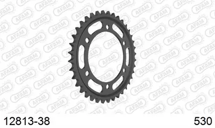 Звезда задняя AFAM 12813-38 для мотоцикла