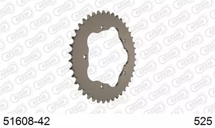 Звезда задняя AFAM 51608-42 для мотоцикла