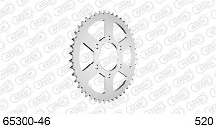 Звезда задняя 46 зубов / AFAM