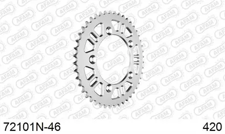 Звезда задняя AFAM 72101N-46 для мотоцикла