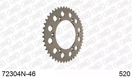 Звезда задняя 46 зубов / AFAM