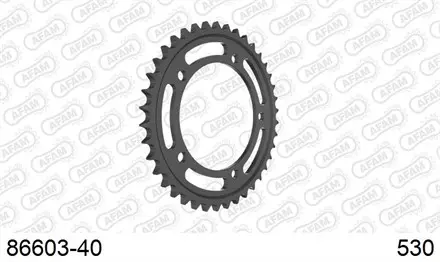 Звезда задняя AFAM 86603-40 для мотоциклов