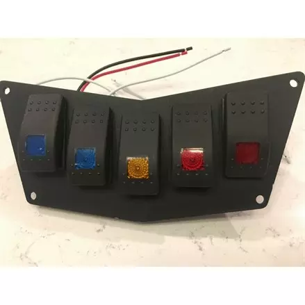 Панель с 5 кнопками для Polaris RZR 900 11-14,RZR 800 08-14,RZR 570 12-17 Kemimoto LTS-K5