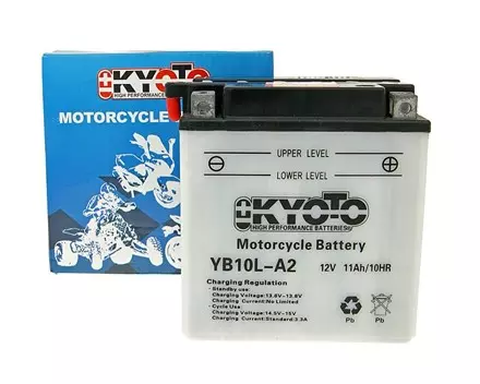 Аккумулятор KYOTO YB10L-A2 для мотоциклов