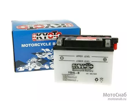 Аккумулятор KYOTO YB4L-B для мотоциклов