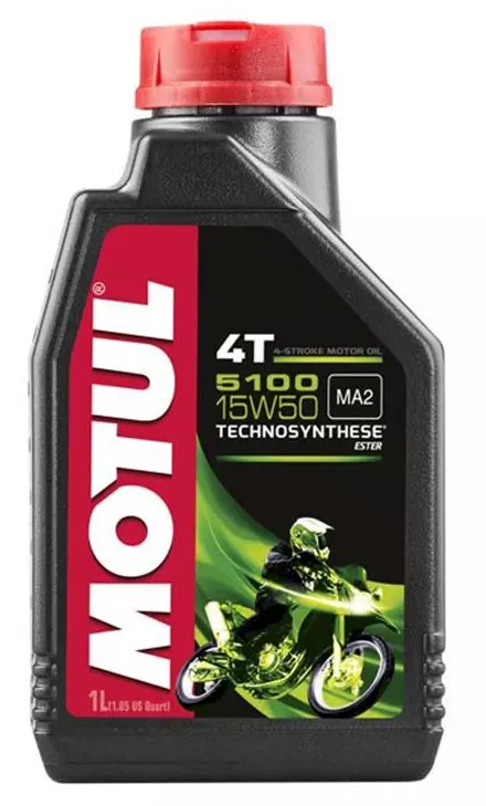 Моторное масло Motul 5100 15W50 (1 литр) для мотоциклов