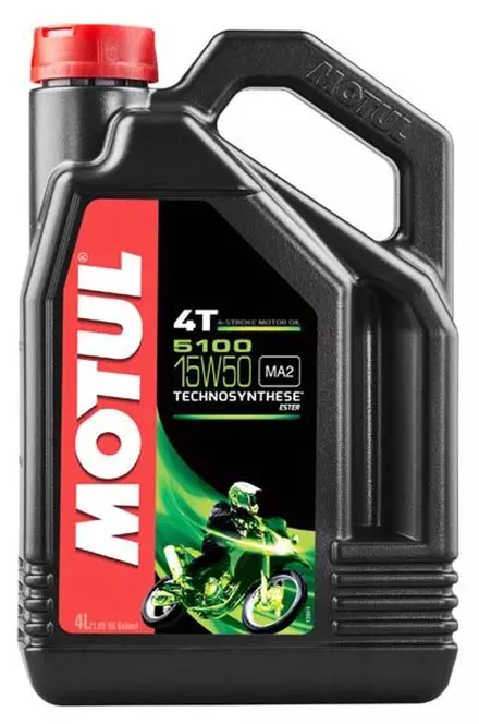 Моторное масло Motul 5100 15W50 (4 литра) для мотоциклов