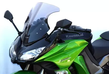 Ветровое стекло для Z1000SX (ZXT00G) 2011-2013 Racing R, цвет Черный