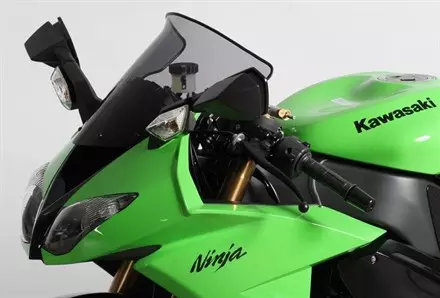 Ветровое стекло для ZX-10R (ZXT00E) 2008-2010, ZX-6R (ZX600R) 2009-2014 Spoiler S, цвет Серый
