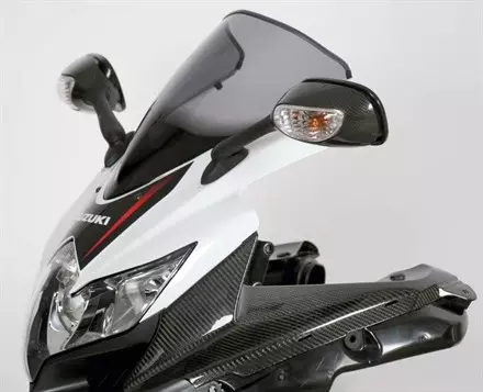 Ветровое стекло для GSX-R600 / GSX-R750 2008-2010 Racing R, цвет Серый