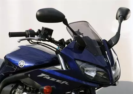 Ветровое стекло для FZS1000 Fazer (RN06/RN14) 2001-2005 Spoiler S, цвет Черный