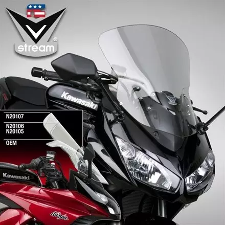 Лобовое стекло National Cycle N20106 49,5см для мотоциклов Kawasaki Z1000SX