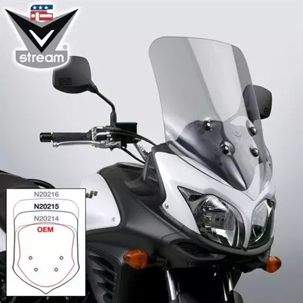 Лобовое стекло National Cycle N20215 56см для мотоциклов Suzuki DL650 -'12