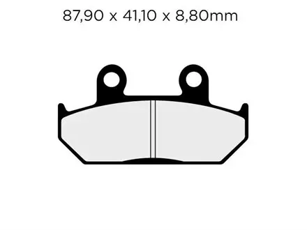 Тормозные колодки Nissin 2P-220SS для мотоциклов