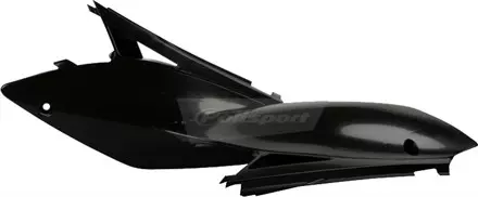 Щиток бокового номера KX250F '2009-12-KX450F '2009-11, черный