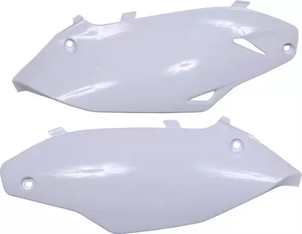 Щиток бокового номера KX450F '2012-15-KX250F '2013-16, белый