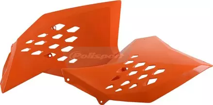 Обтекатель радиатора KTM SX-SX-F '2007-10-EXC '2008-11, оранжевый