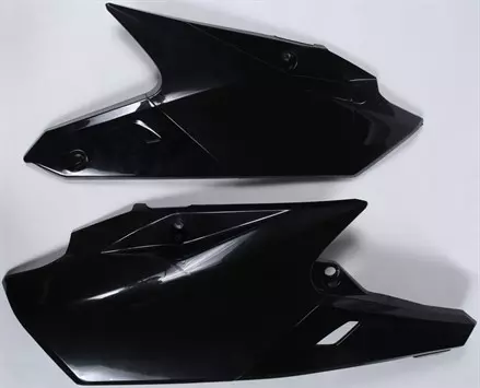 Щиток бокового номера Yamaha YZ250F '2014-18-YZ450F '2014-17, черный