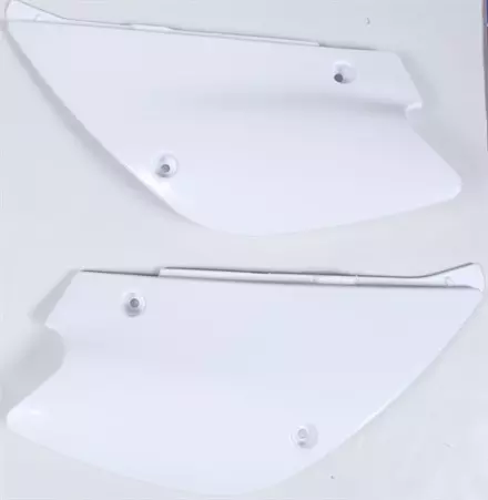 Щиток бокового номера KX85-100 '2001-13-Rm100 '2003-06, белый