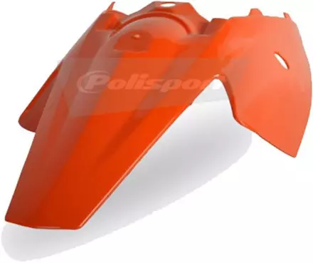 Крыло заднее + щиток бокового номера KTM SX85 '2003-12, оранжевое
