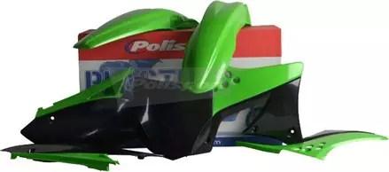 Комплект пластика Kawasaki KX250F '2009-12 зелёный