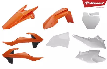 Комплект пластика KTM SX-SXF-XCF '2016-18 оранжево-черный Oem (18)